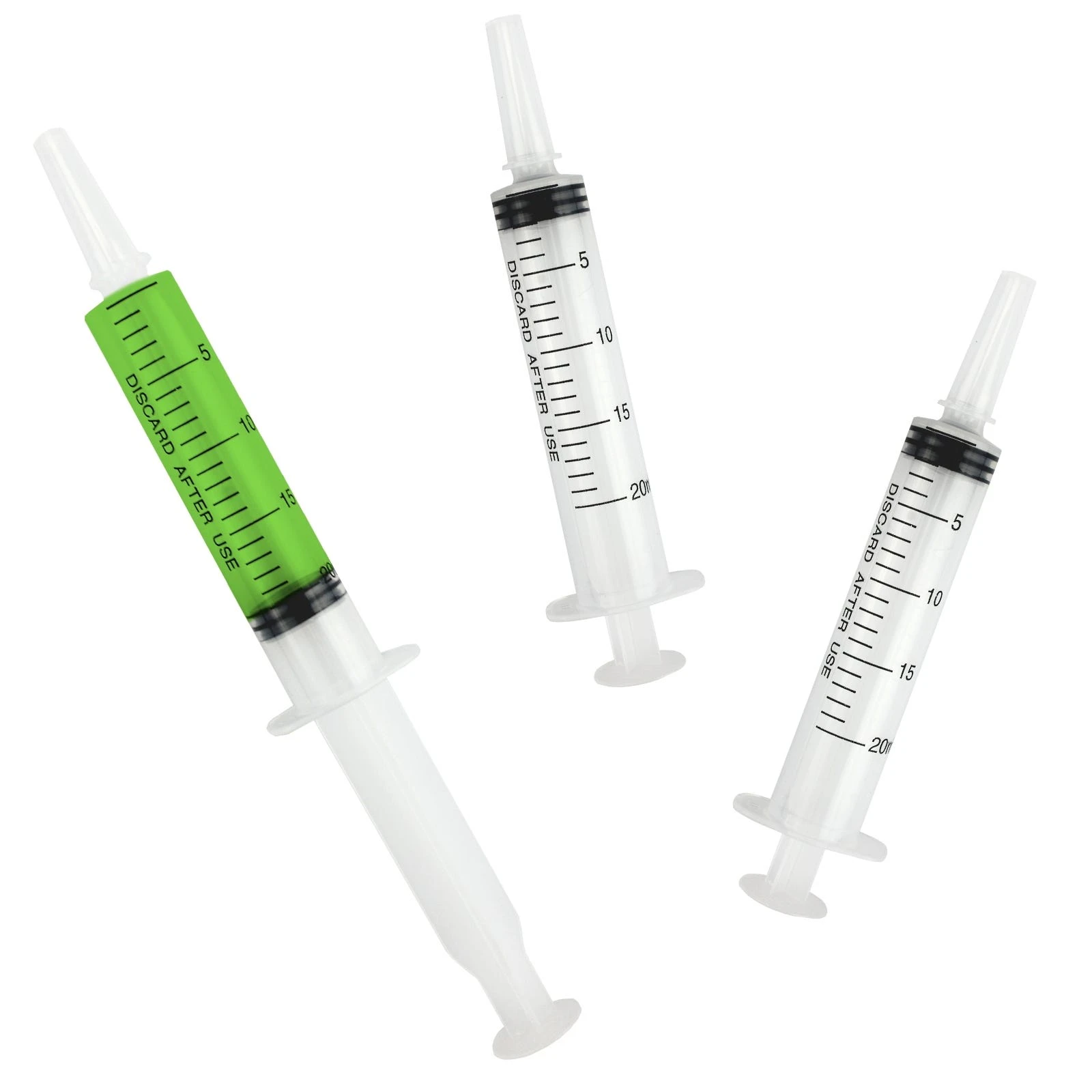 Plastic Dessert Syringes 20ML (Pack of 3)