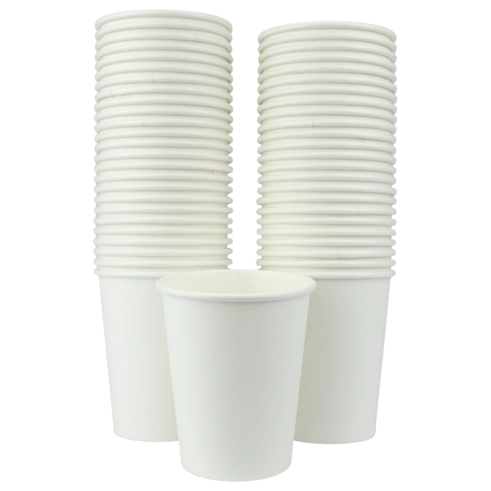 White Single Wall Paper Coffee Cups 250ml (Pack of 50)