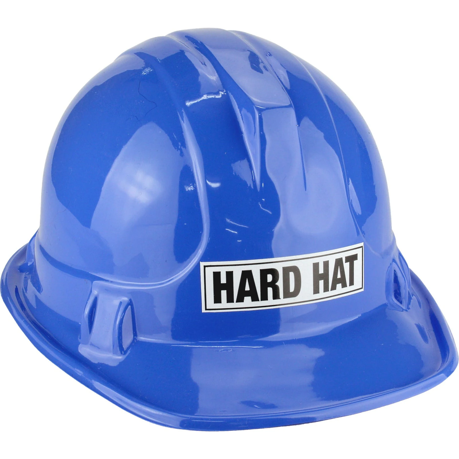 Construction Blue Plastic Hat