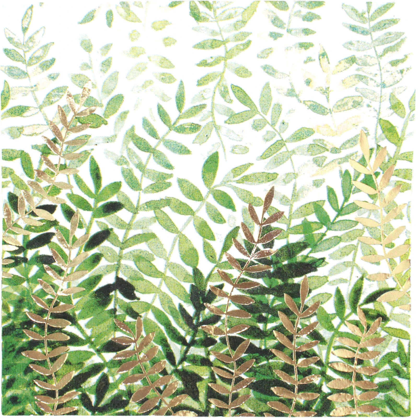 Botanical Fern Leaf Large Napkins / Serviettes (Pack of 16)