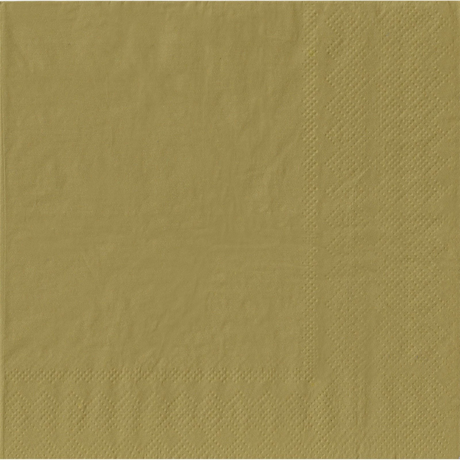 Gold Large Napkins / Serviettes (Pack of 20)