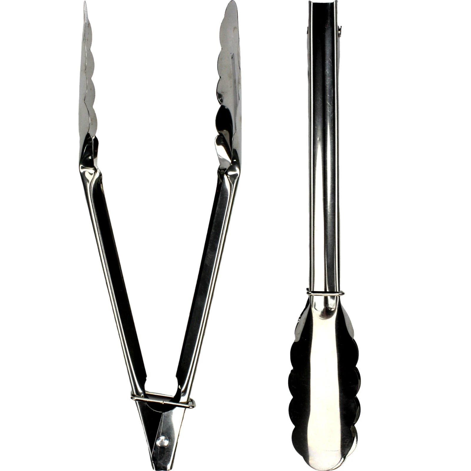 Stainless Steel Kitchen Tongs (Pack of 2)