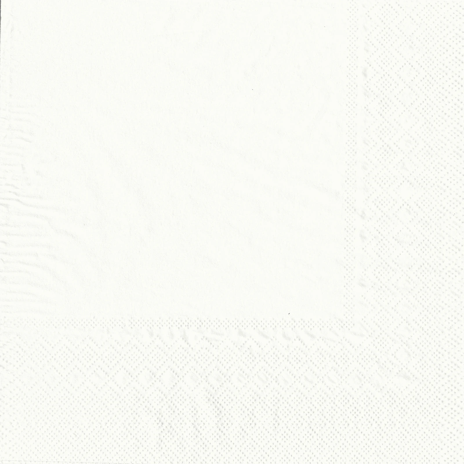 White Dinner Napkins / Serviettes (Pack of 50)