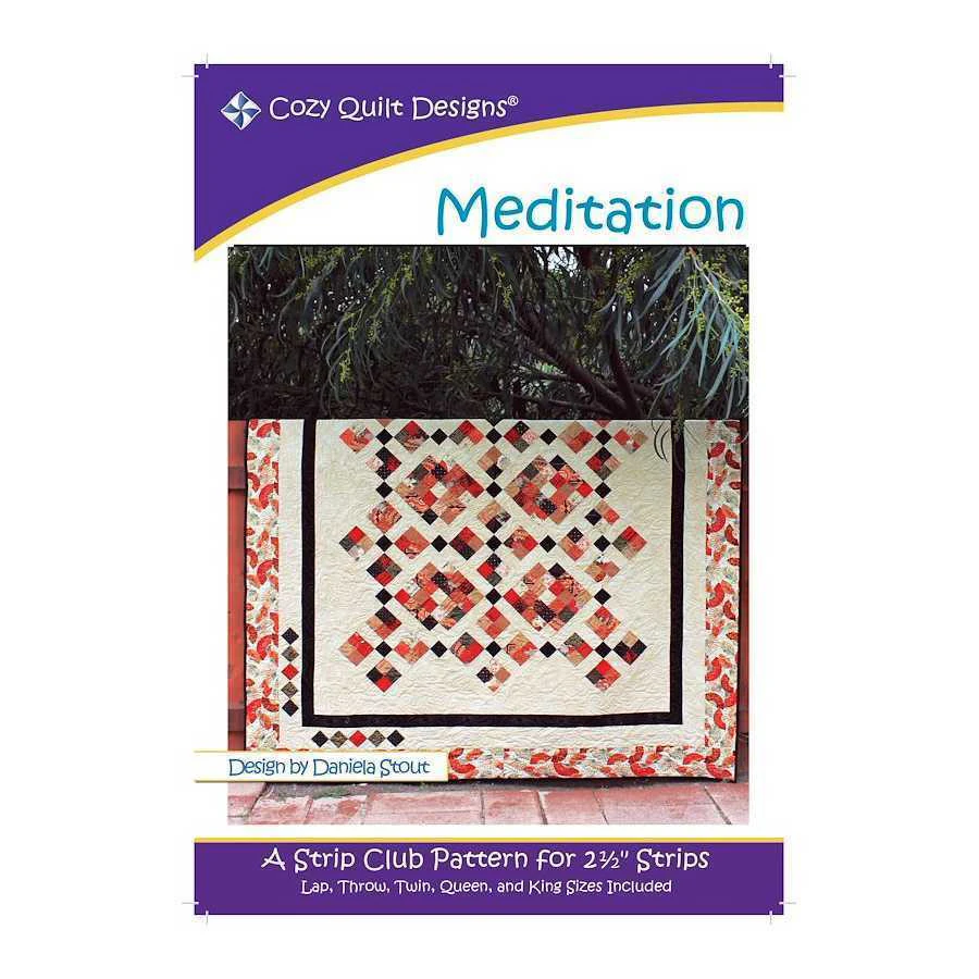 Meditation Quilt Pattern By Cozy Quilt Designs Quilting Sewing DIY