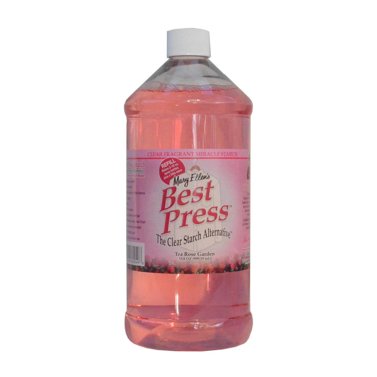 Mary Ellens Best Press Spray Starch Tea Rose Garden 1L Refill