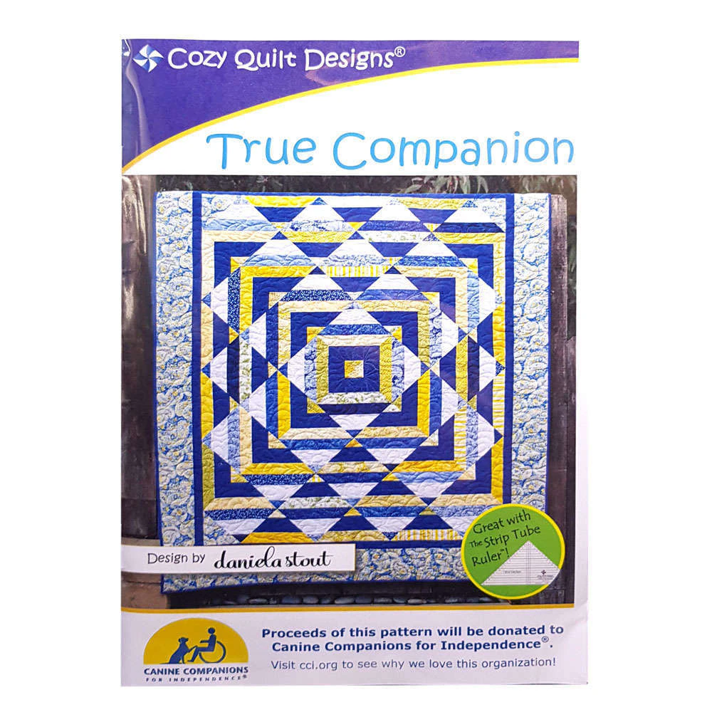 True Companion Quilt Pattern By Cozy Quilt Designs Quilting Sewing Craft