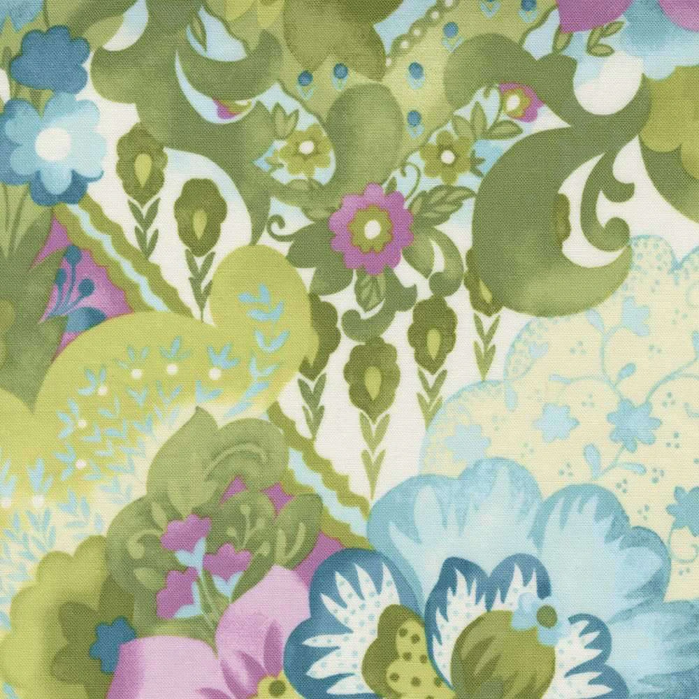 Moda Jolie Groovy Garden Jewel Fabric by Chez Moi M3369016