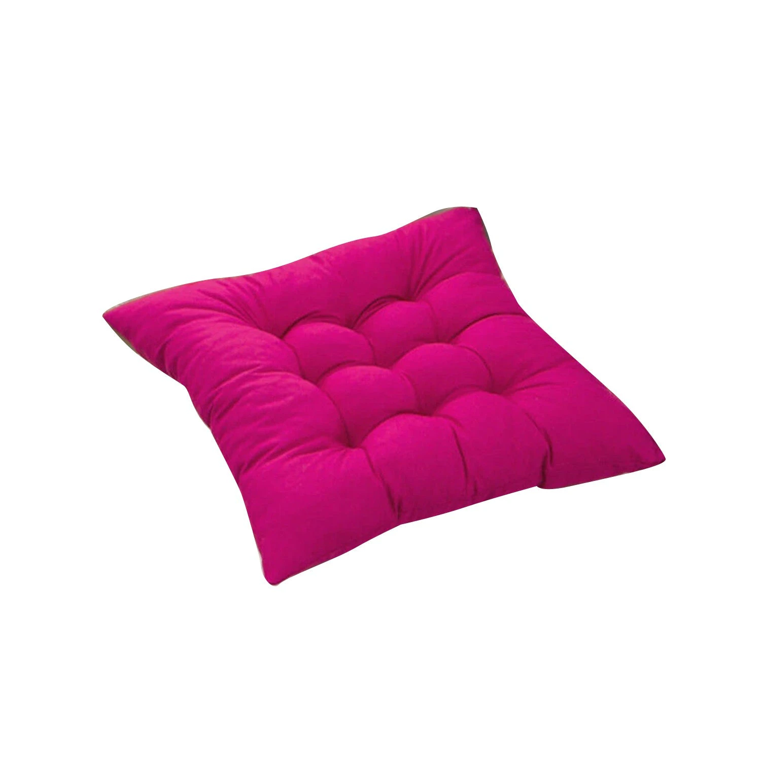 Multi Purpose Seating Cushion Pillow Pads - Rose  red