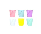 Kids Party Easter Metal Bucket Decoration - White