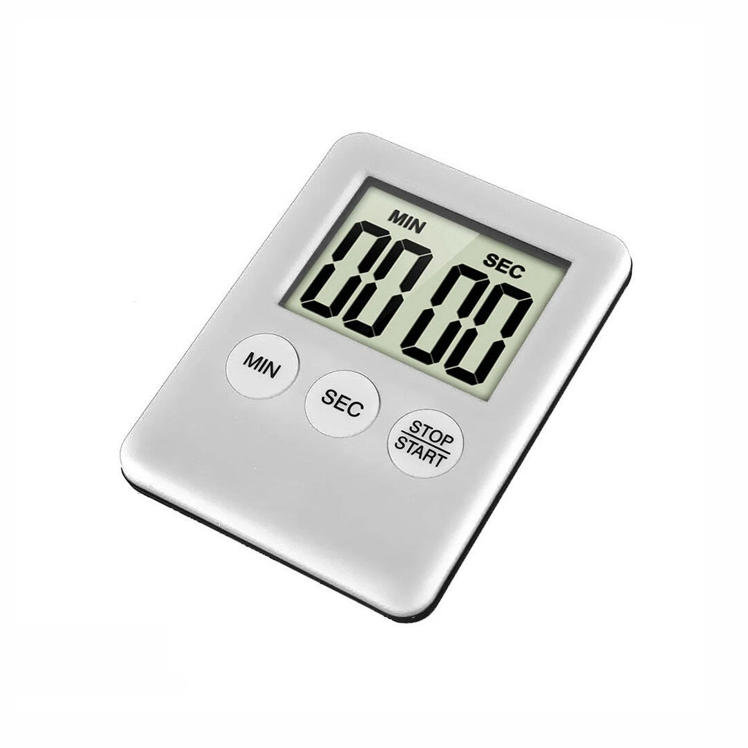 Magnetic Kitchen Cooking Digital Timer 99 Minute - Silver