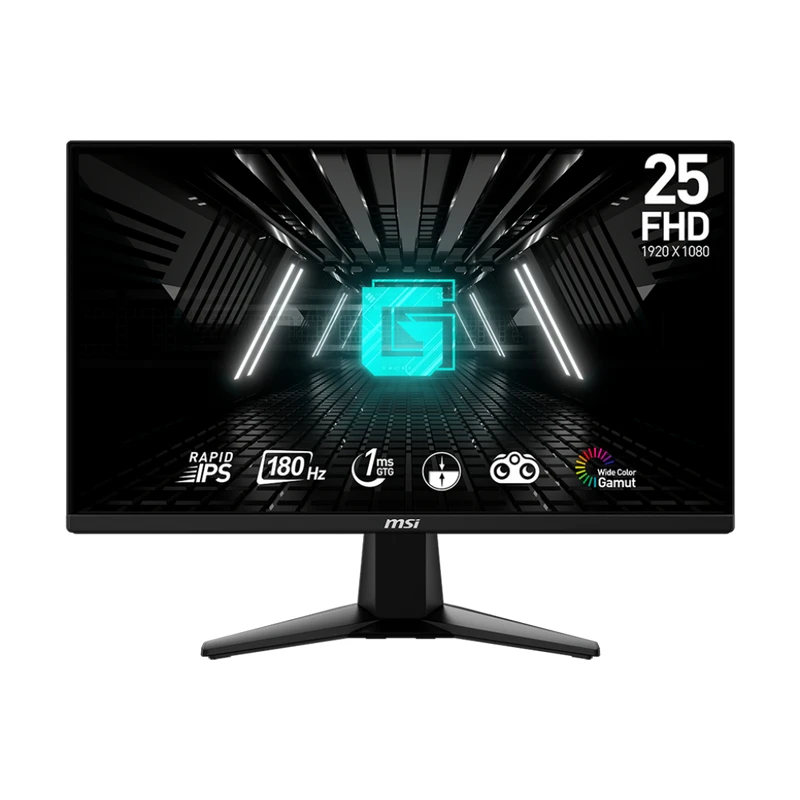 MSI G255F 25" 180 Hz Rapid IPS FHD Gaming Monitor, FreeSync, HDMI , DisplayPort