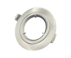 Fixed Recessed Downlight Fitting Satin Chrome