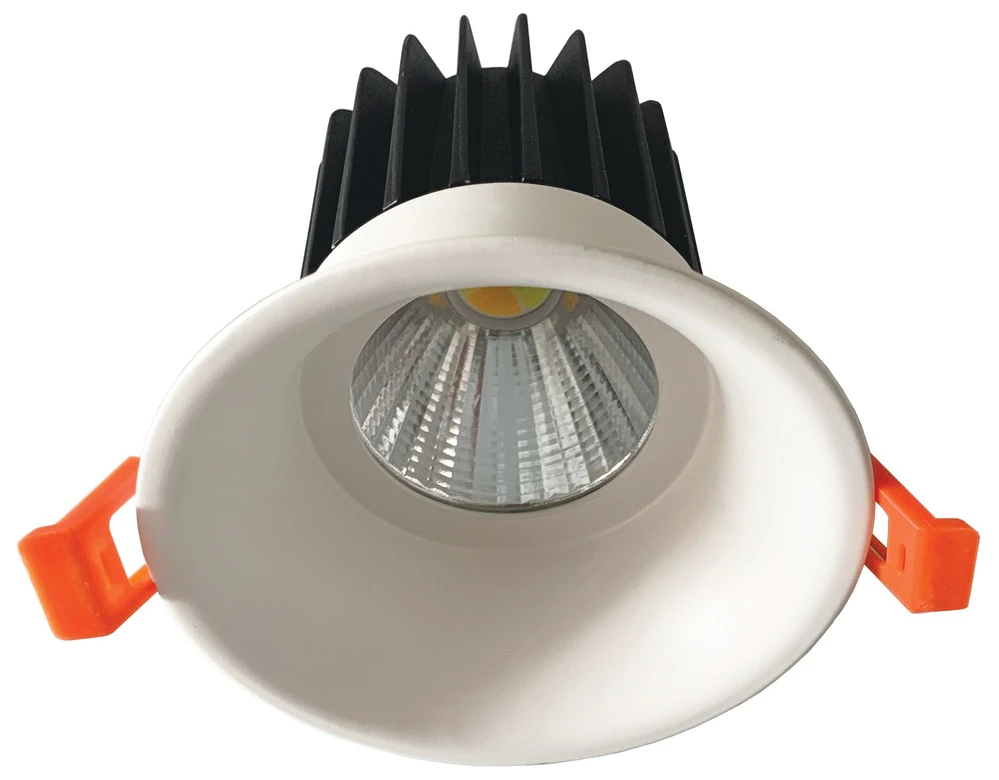 Tradelike 12W Coby Tri-Colour COB LED Downlight (90mm) White