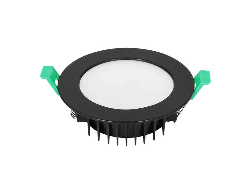 Tradelike 13W Blaze Tri-Colour Flush LED Downlight (90mm) Black