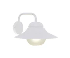 SPY: Exterior Wall Lights with Frosted Diffuser IP44 Matte White
