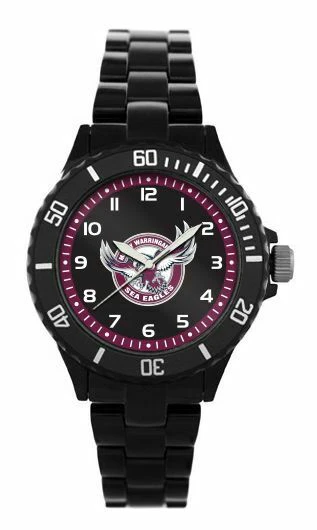 NRL Kids Ladies Watch - Manly Sea Eagles - Star Series Gift Boxed - Water Proof