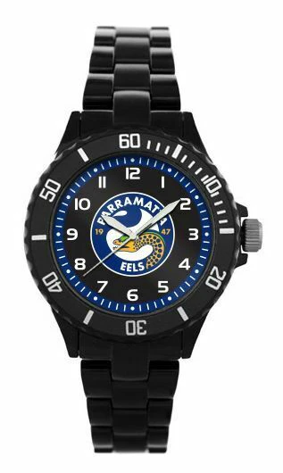 NRL Kids Ladies Watch - Parramatta Eels - Star Series - Gift Boxed - Water Proof