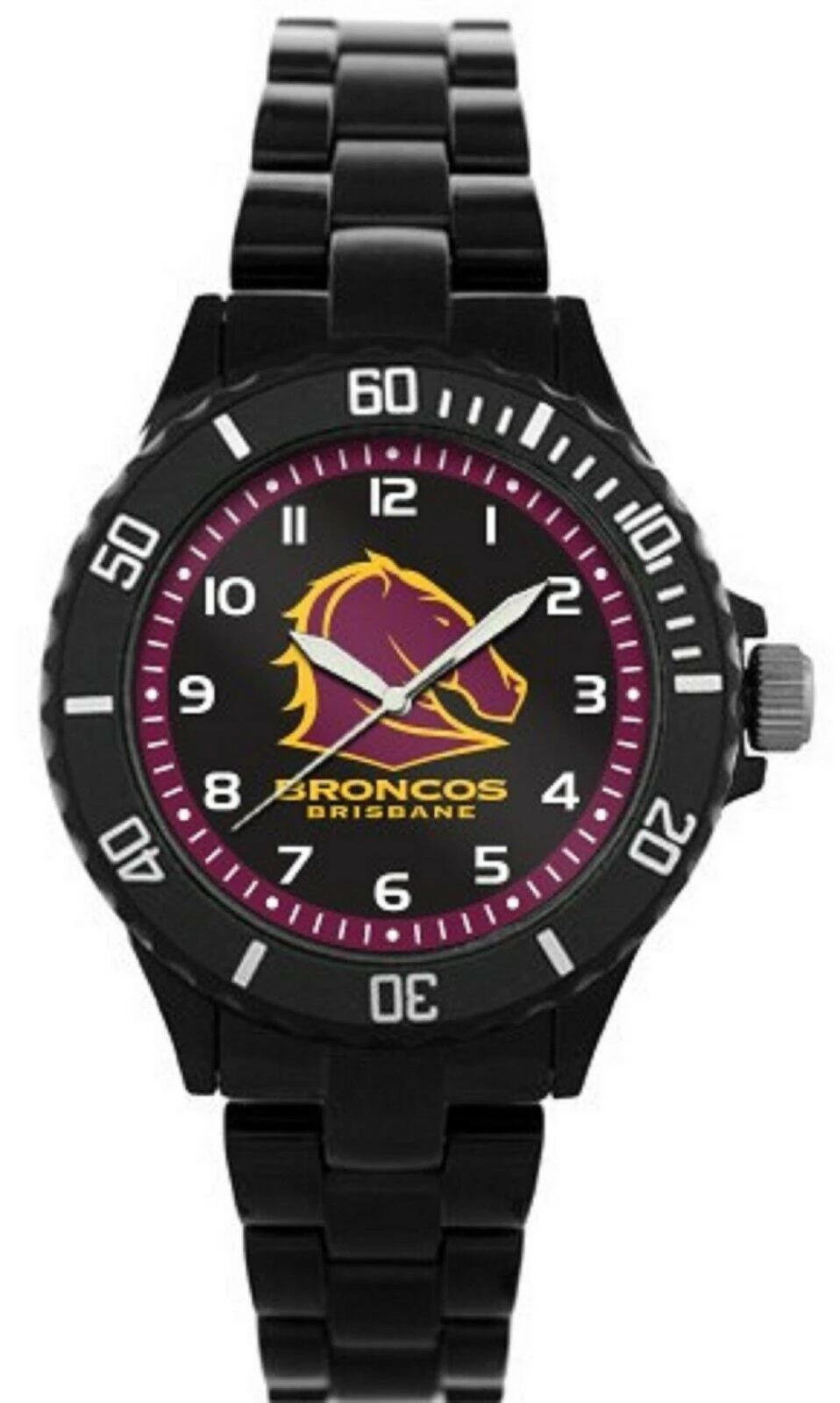 NRL Kids Ladies Watch - Brisbane Broncos - Star Series Gift Boxed - Water Proof