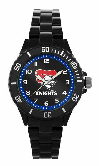 NRL Kids Ladies Watch - Newcastle Knights - Star Series Gift Boxed - Water Proof