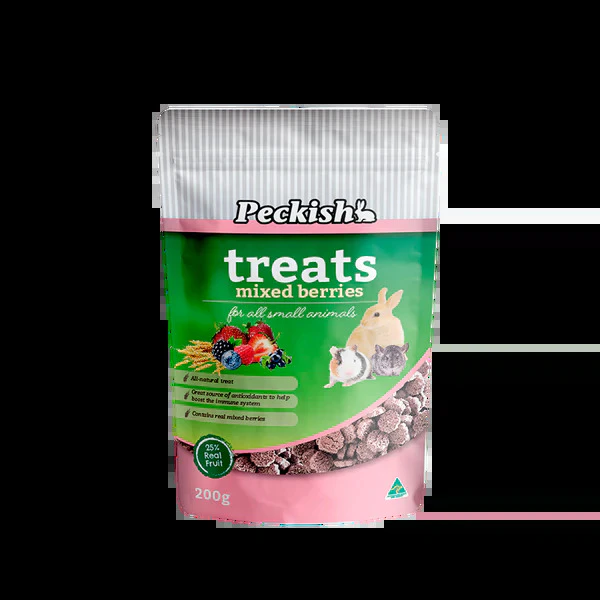 Peckish Small Animal Treats Mixed Berries 200g