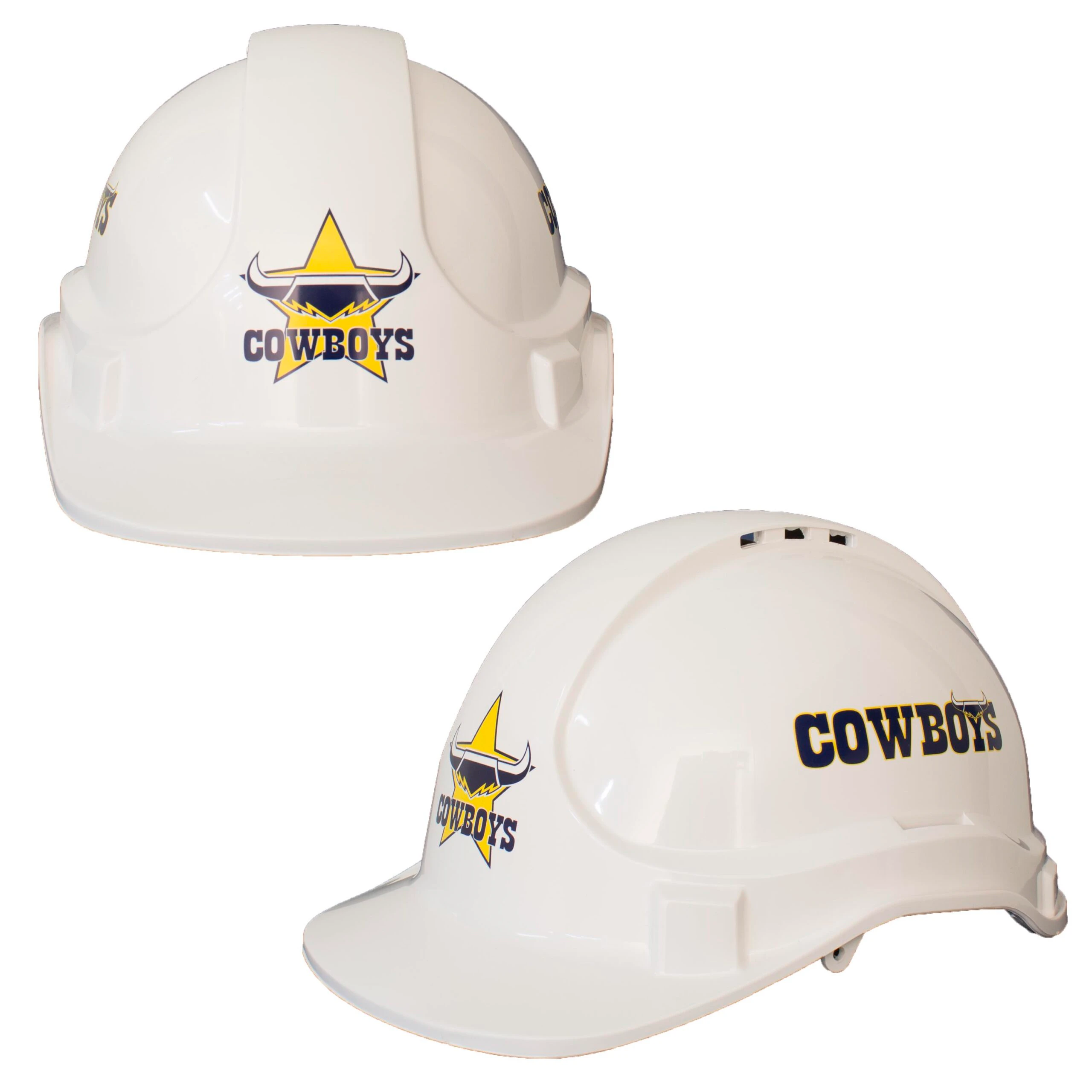 North QLD Queensland Cowboys NRL Industrial Helmet Work Site Hard Hat