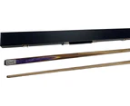 Lumex Cruiser Pool Snooker Billiard Cue Stick Purple and Cue Case Set