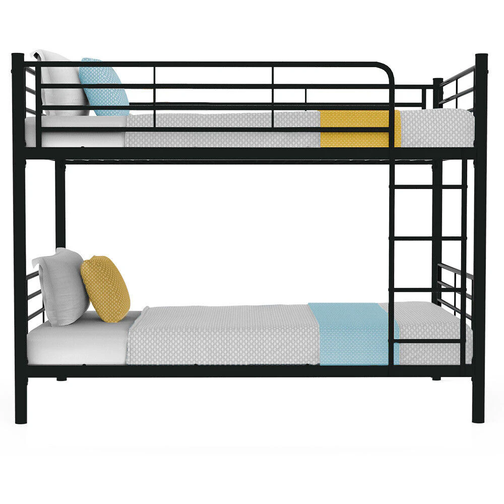 Bunk Bed Frame Single Modular Twin Kids Childrens Furniture 2in1