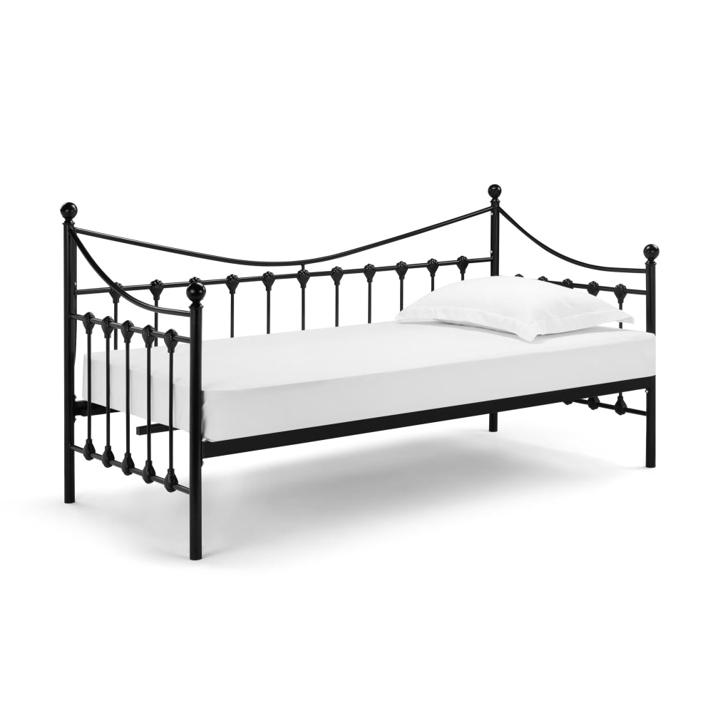 Seattle Metal Bed Frame Day Bed Single Size - Black - Black / Shangri ...