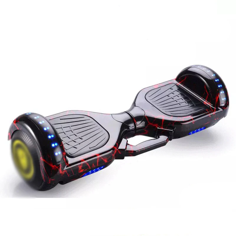 60cm Hoverboard Scooter Self Balancing Electric Hover Board Skateboard Red-lightning