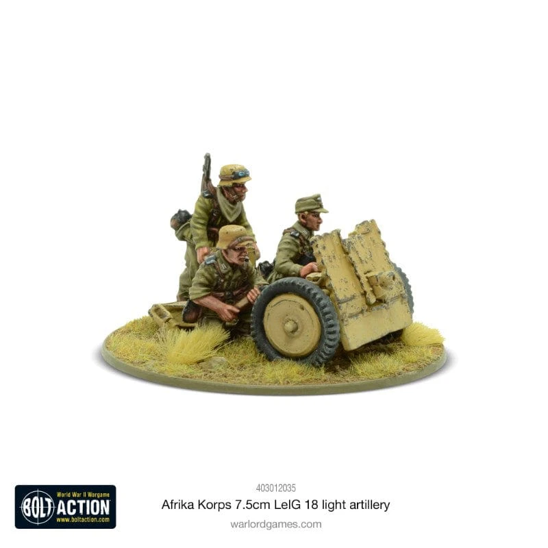 Bolt Action - German - German Heer - 75mm leIG 18 Light Artillery (Winter)