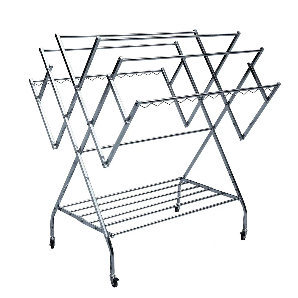 Foldable Clothes Horse Airer Drying Rack Laundry Dryer Hanger Indoor Outdoor