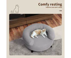 Pawz Pet Sofa Bed Elevated Dog Cat Warm Soft Lounge Couch Round Cushion Pillow