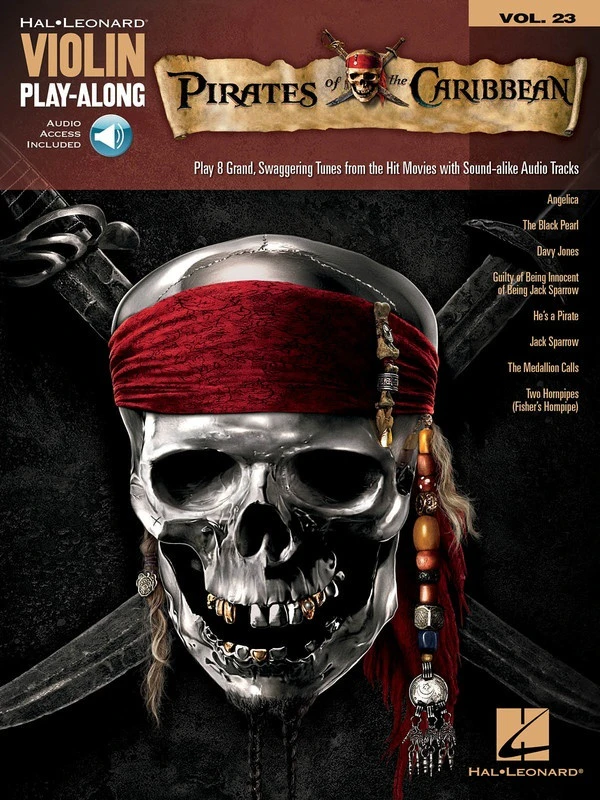 Pirates Of The Caribbean Violin Playalong Book/Online Audio