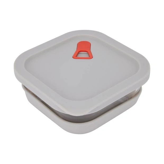 Glass Container with Silicone Lid, 700ml  - Anko