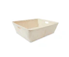 Felt Flat Tub, Beige - Anko