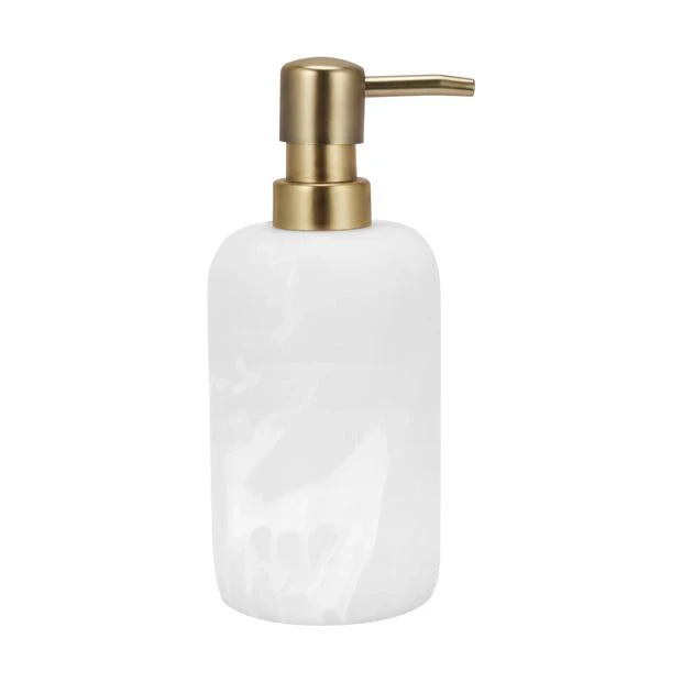 Soap Dispenser, Resin White - Anko