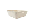 Felt Flat Tub, Beige - Anko