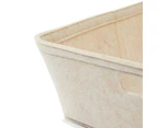 Felt Flat Tub, Beige - Anko