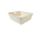 Felt Flat Tub, Beige - Anko