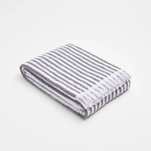 Target Australian Cotton Marle Striped Bath Towel -  Hugo