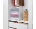 Modular Storage Drawer, Square Large White - Anko