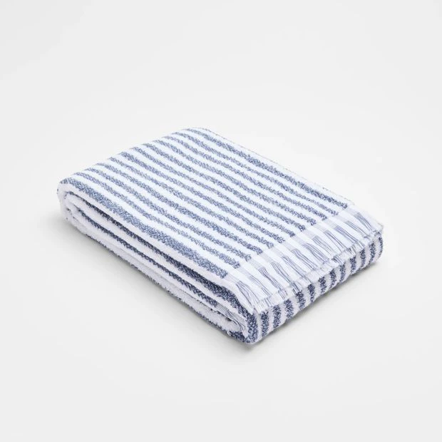 Target Australian Cotton Marle Striped Bath Towel -  Hugo