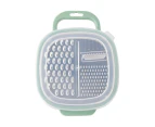 Grater with Storage Box, Green - Anko