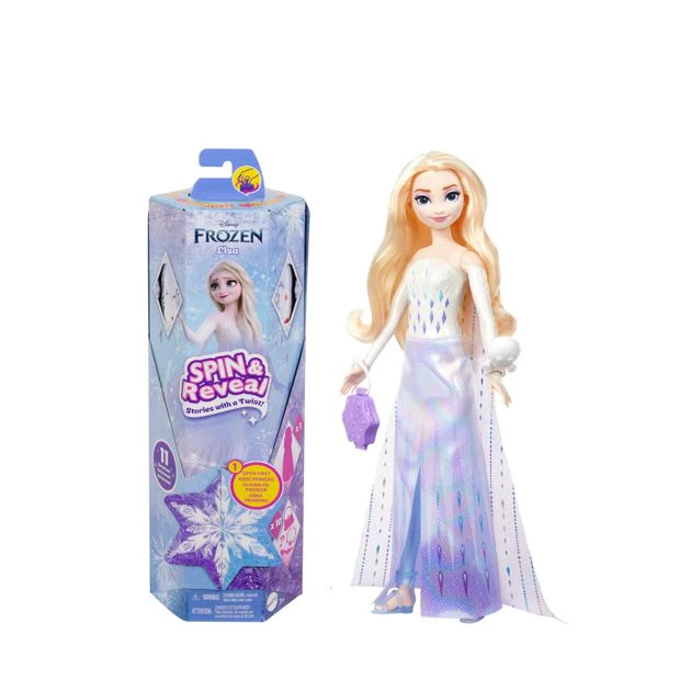 Disney Frozen Spin & Reveal Elsa Fashion Doll & Accessories