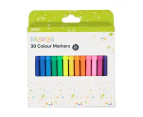 Colour Markers, 30 Pack - Anko