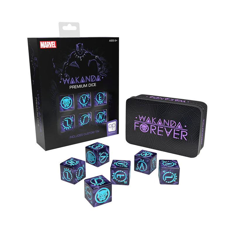 Premium Dice Set: Marvel Black Panther