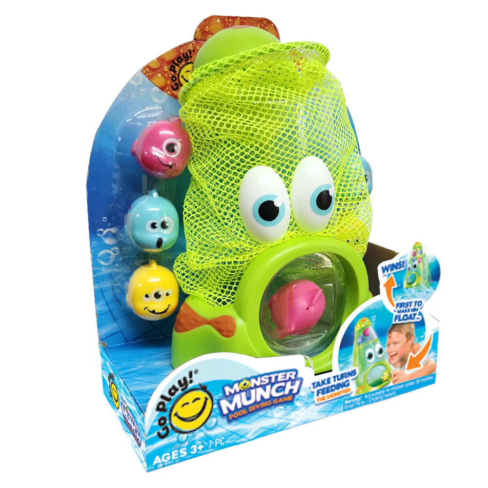 Go Play! Monster Munch Pool Diving Game Kids/Childrens Outdoor Toy 3Y+