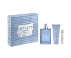 Jimmy Choo Man Aqua Set  EDT & Travel Mini & Shower Gel 100ml 7.5ml