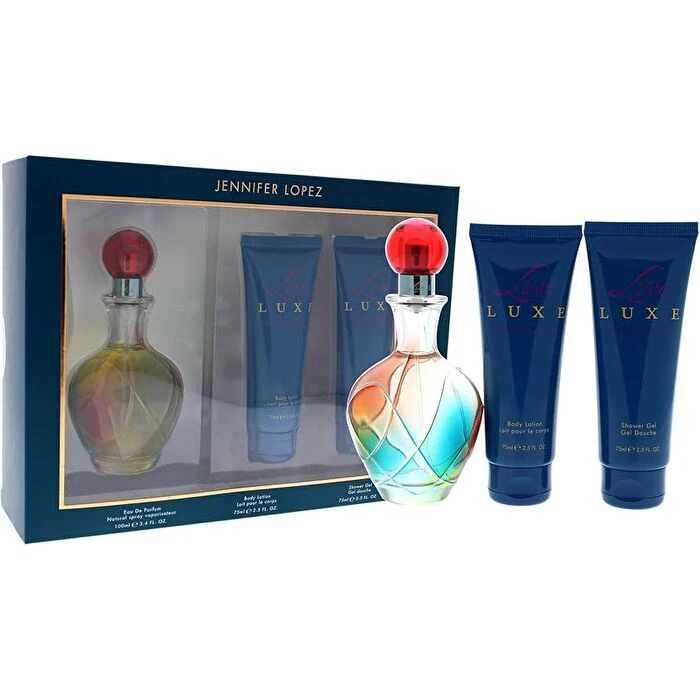 Jennifer Lopez Jlo Live Luxe 3pc Set  EDP & Body Lotion 75ml & Shower Gel 75ml 100ml