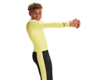 Speedo Youth Boys' Sun Protection Long Sleeve Rash Top - Spritz/Black